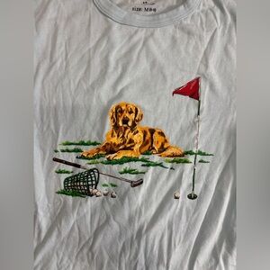 Crewcuts Boy’s Medium 8-9 Golf Dog Graphic